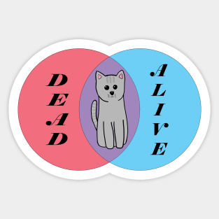 Schrödinger's Cat Sticker